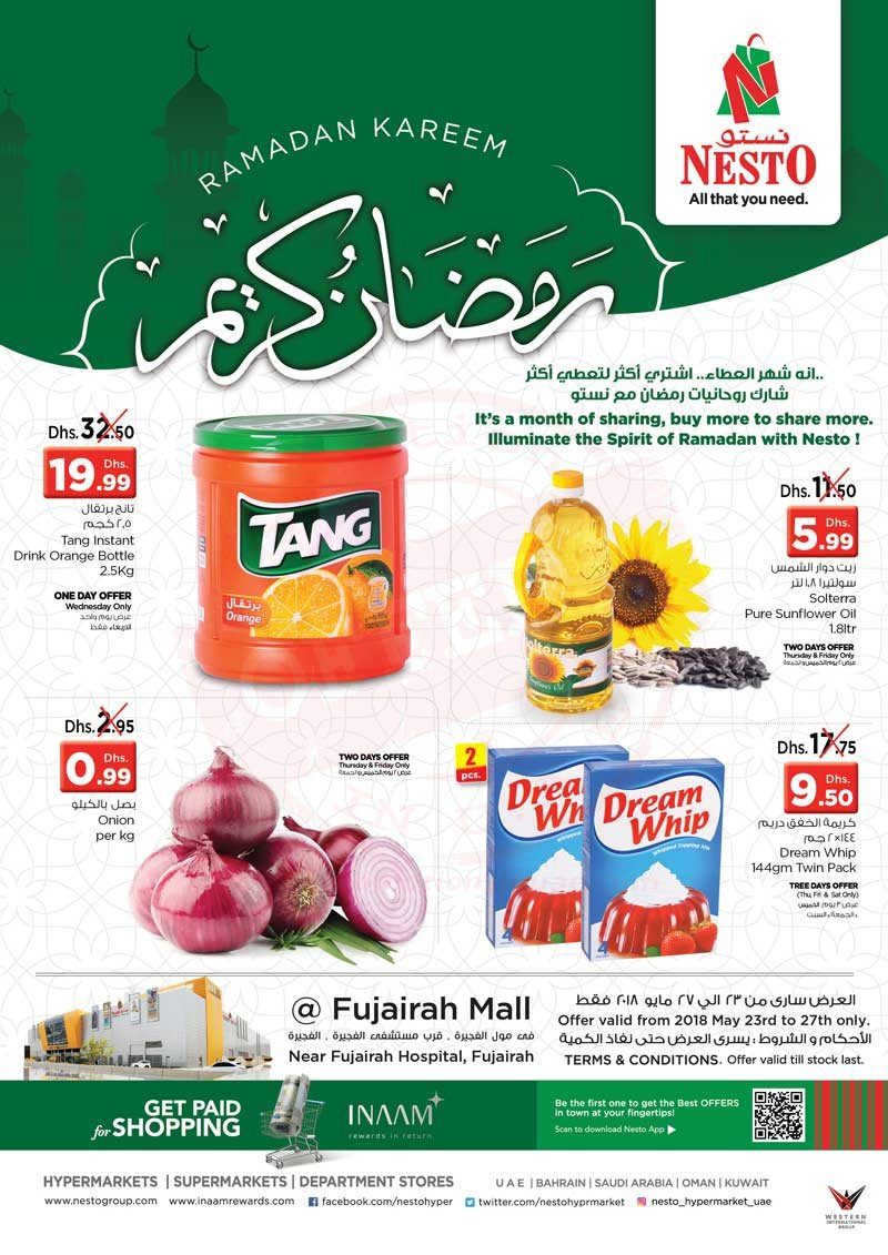 Nesto Ramadan Deals at Fujairah