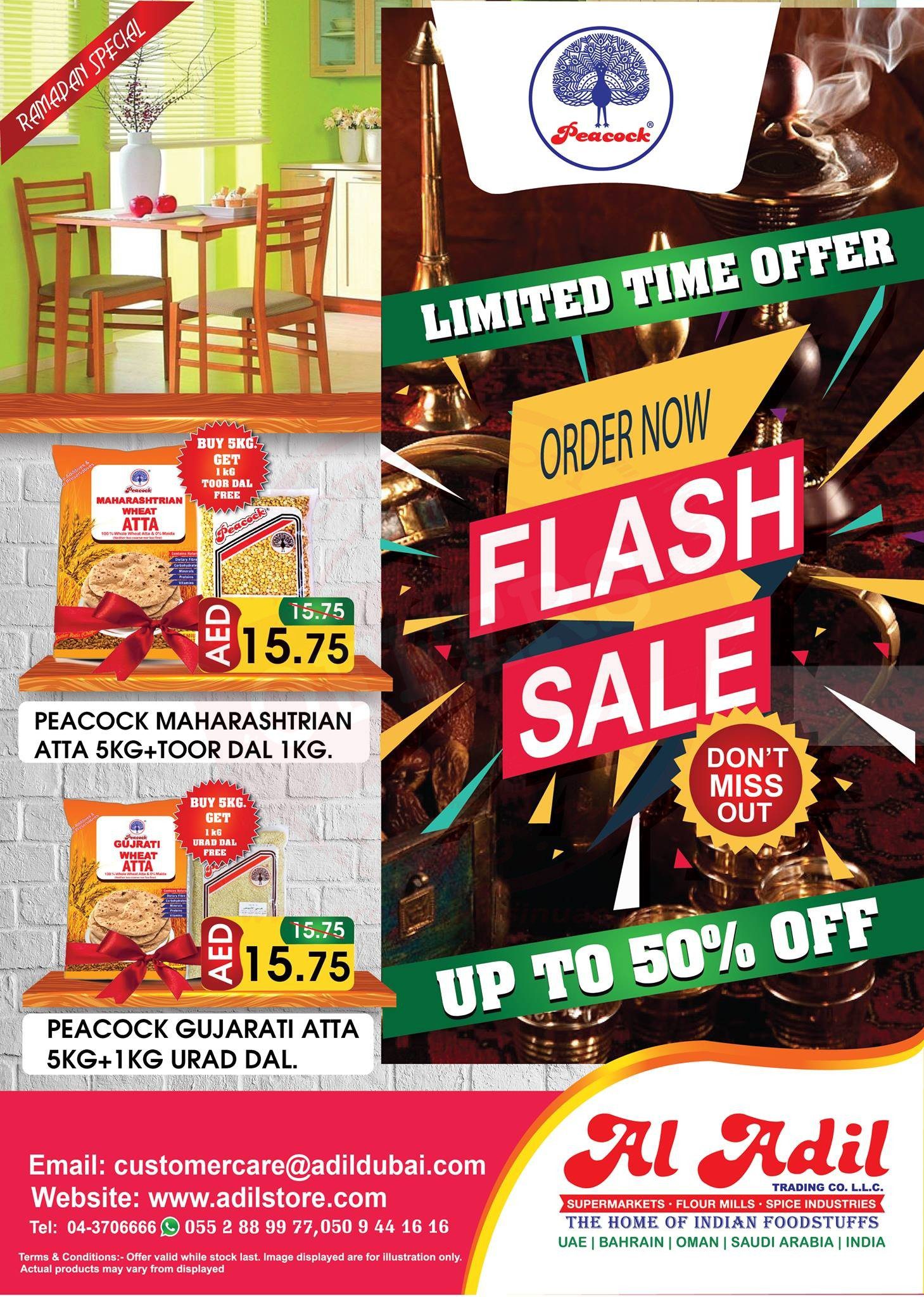 Al Adil Flash Sale up to 50% off