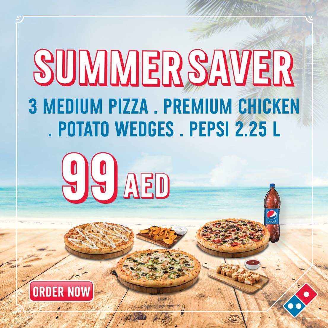 Save more with Domino’s Pizza