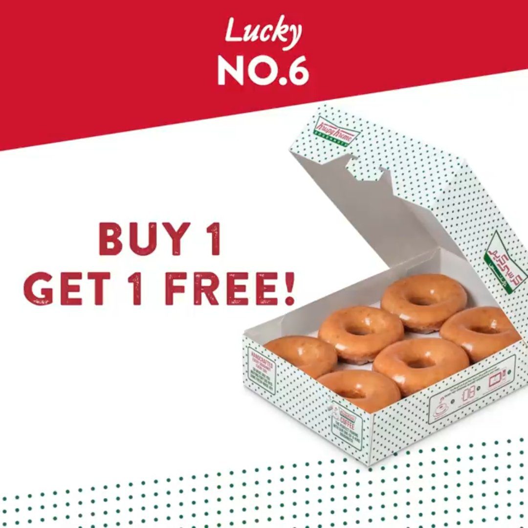 20180806 055614 Buy 1 get 1 free- Krispy Kream