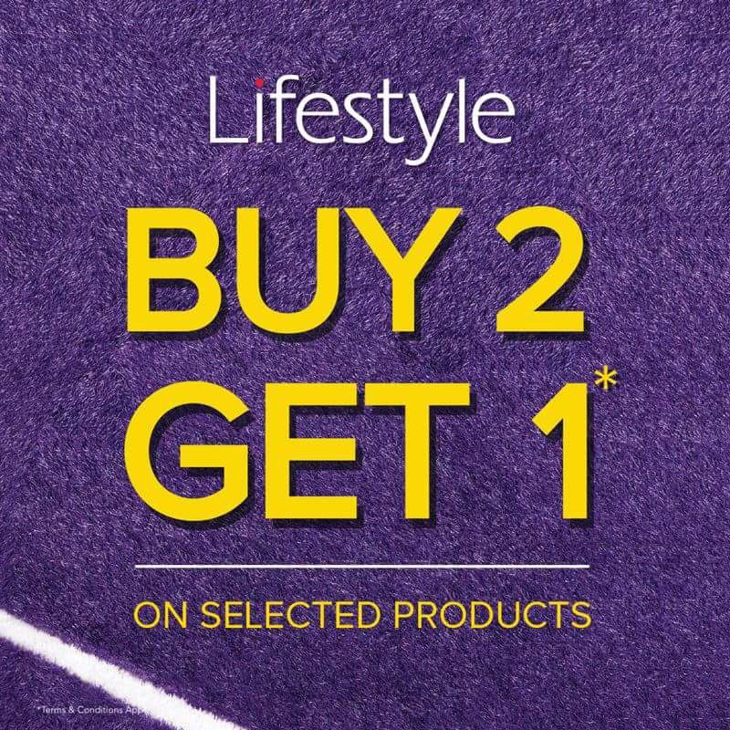 BUY 2 GET 1! Pick your favorite back to school items across all Lifestyle & Lifestyle at Centrepoint stores!