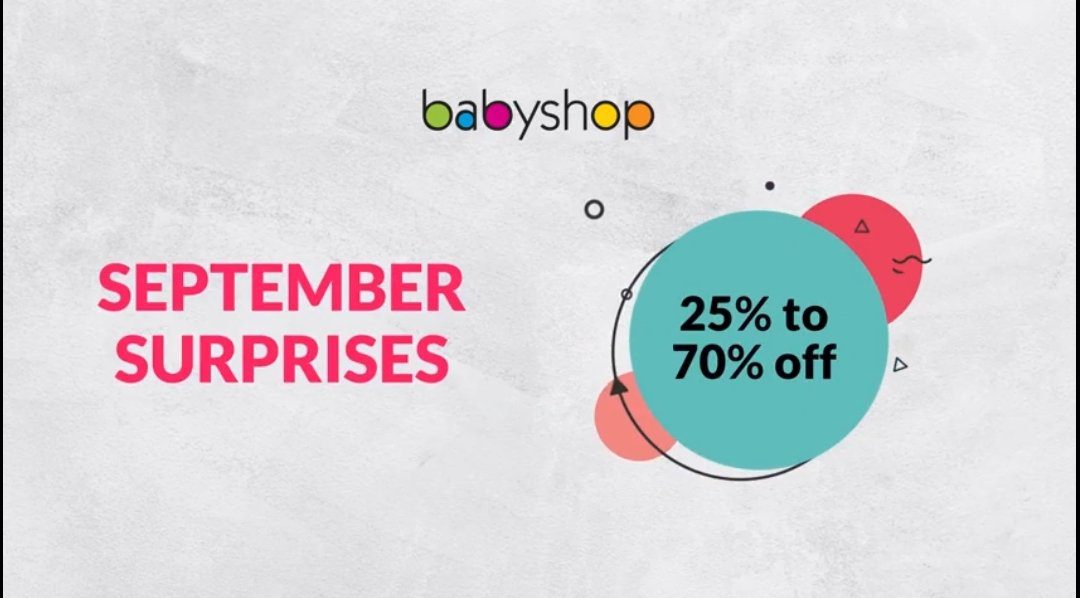 Babyshop’s September Surprises! Limited Time Offer