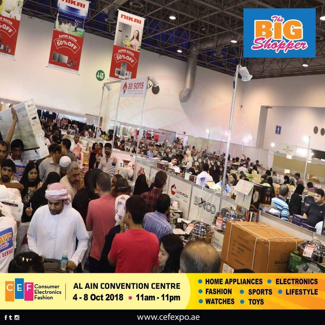 AMAZING OFFERS Only for 5 Days! Visit BIG SHOPPER. Enjoy upto 80% discounts on all items.  #TheBIGShopper #CEFExpo