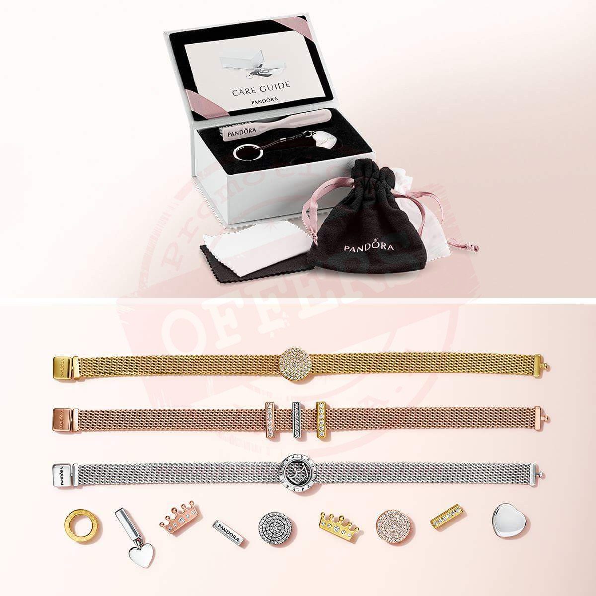 Care for your New Reflexions jewellery! Receive a Care Kit when you spend AED 500, including one item from the PANDORA Reflexions collection.