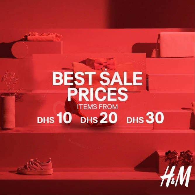 BEST SALE PRICES! Your favourite fashion items and Home – priced at Dhs 10, Dhs 20, Dhs 30! Shop now with H&M