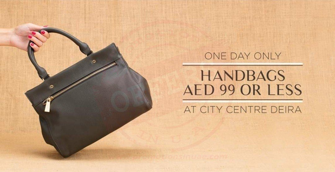 Carpisa’s Handbags AED 99 or less at Deira City Centre, Just for one day