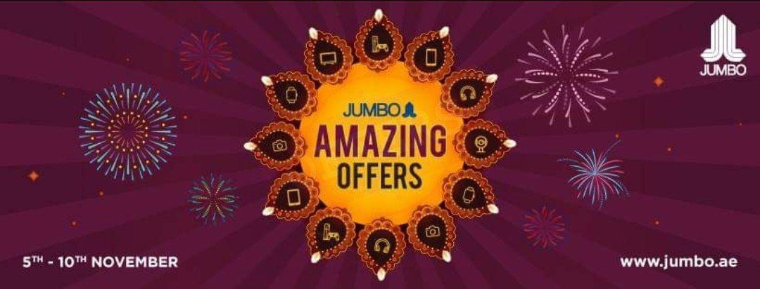 Welcome the festive season with Jumbo’s amazing offers.  Celebrate with Jumbo!  #diwali #myjumbo #offers #retailtherapyatjumbo