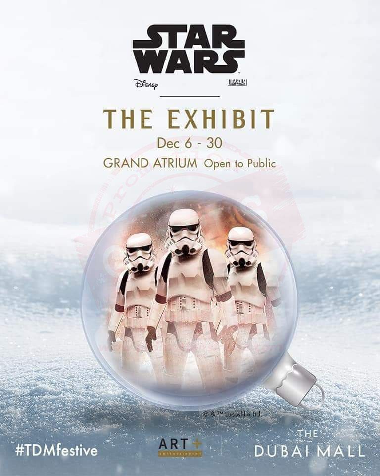 The Star Wars Exhibit in The Dubai Mall