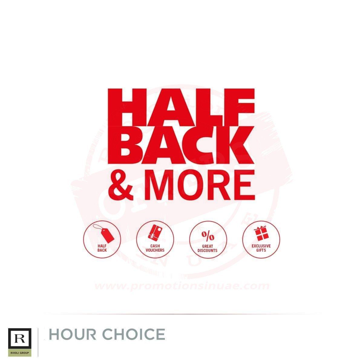Receive half the value back at Hour Choice