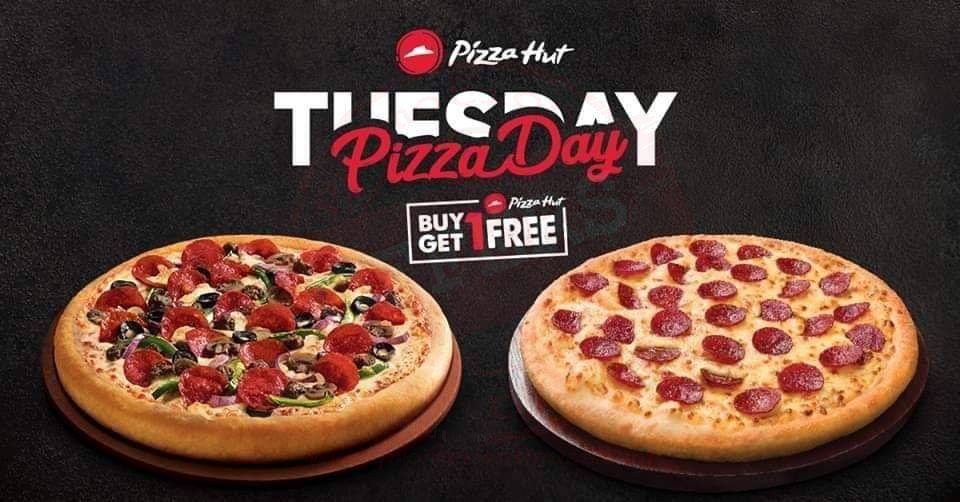 Buy get one FREE at Pizza Hut