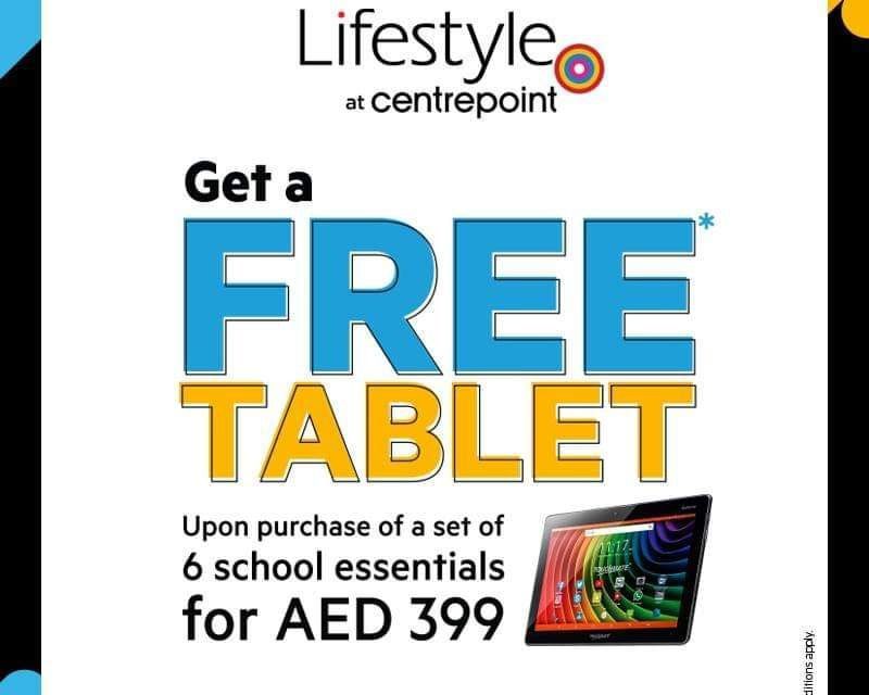 FREE TABLET at Lifestyle, Centrepoint