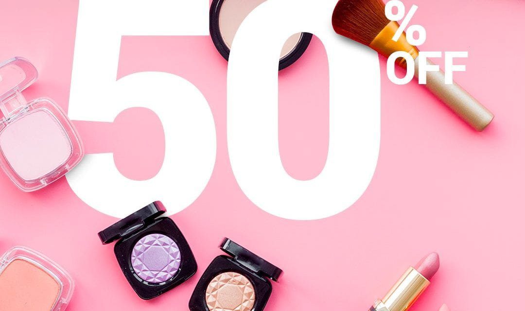 Carrefour 50% Off on All Make-up Brands