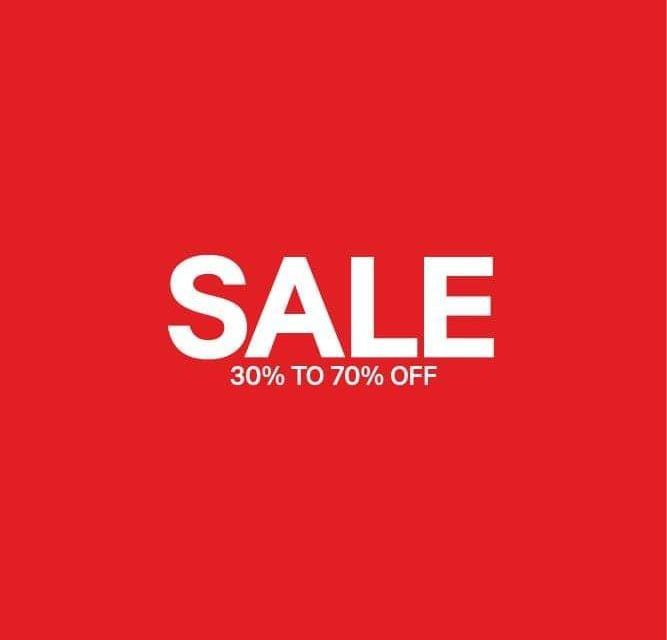 Sale is NOW on at H&M! Enjoy 30% to 70% off