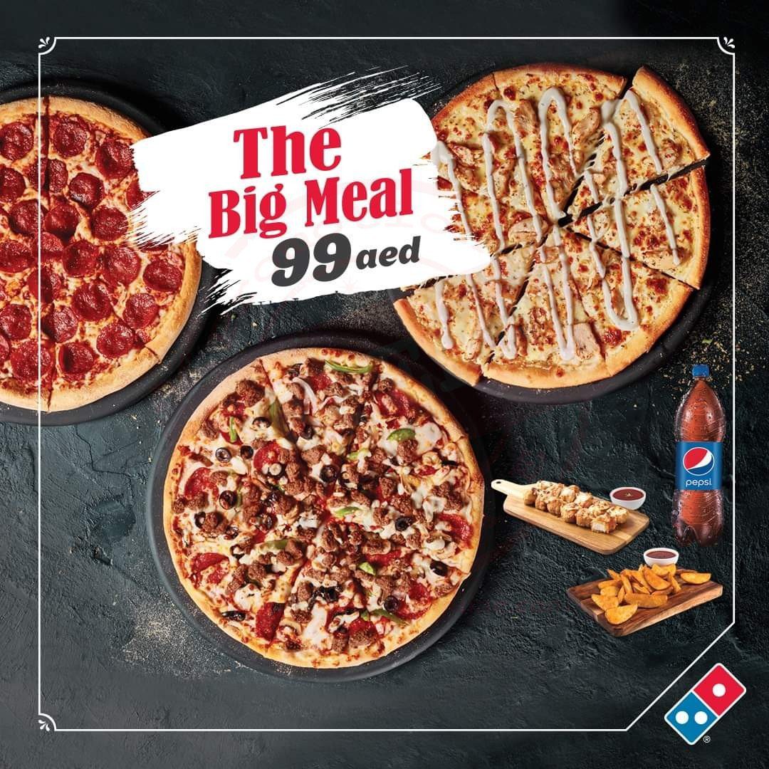 FB IMG 1569930979922 Domino's Big Meal, for only AED99