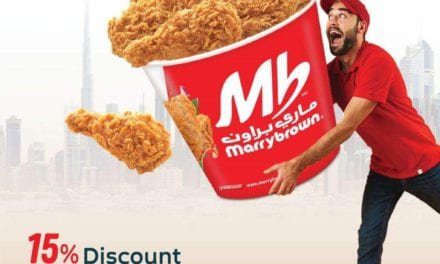 Enjoy 15% Discount when you order online at Marrybrown UAE