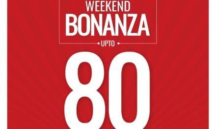 Weekend Bonanza is here! Get upto 80% off at Danube home