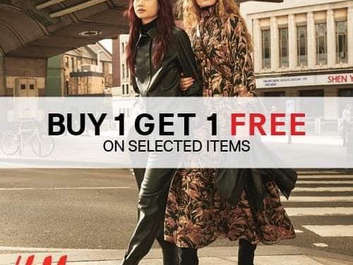 Buy 1 Get 1 Free at H&M