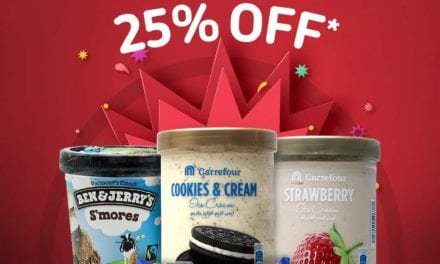 Enjoy 25% OFF on all ice cream at Carrefour