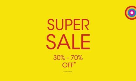 Super Sale! 30-70% OFF at Centrepoint stores
