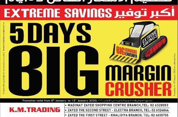 K.M.Trading BIG MARGIN CRUSHER OFFER Abu Dhabi