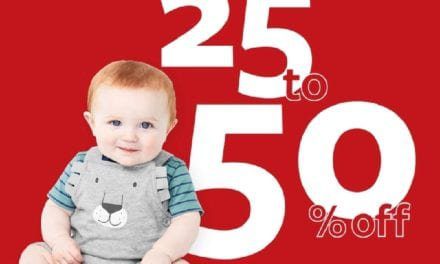 25% – 50% off! At Carter’s store