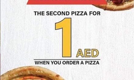 Pizza for only AED1 ?? At Broccoli Pizza and Pasta⁣