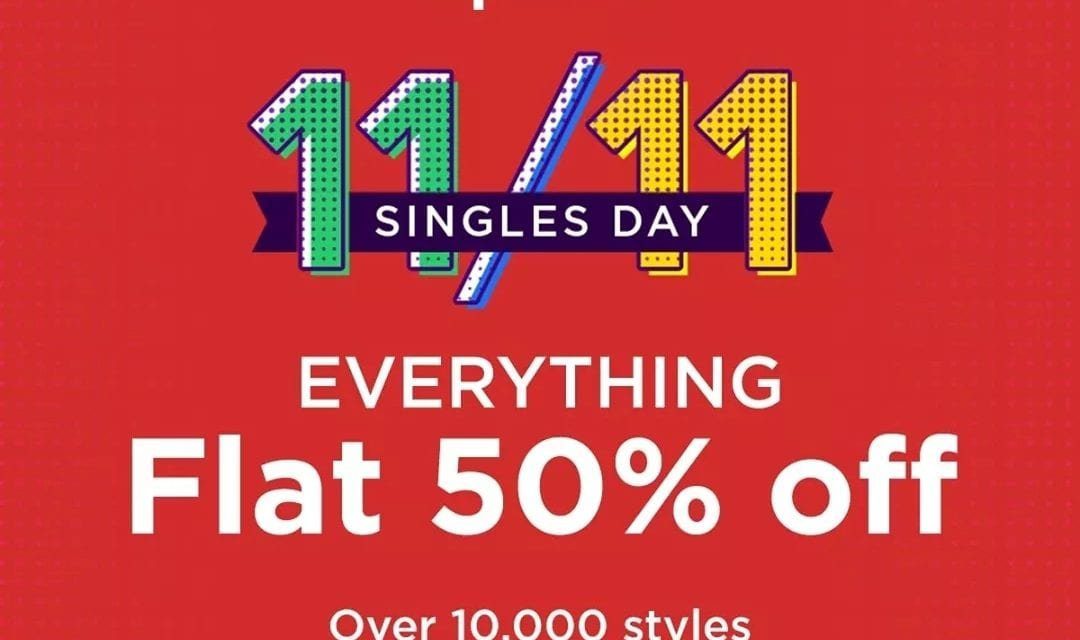 Singles Day Offer! Get Flat 50% Off On 10,000+ Styles. Splash Fashions