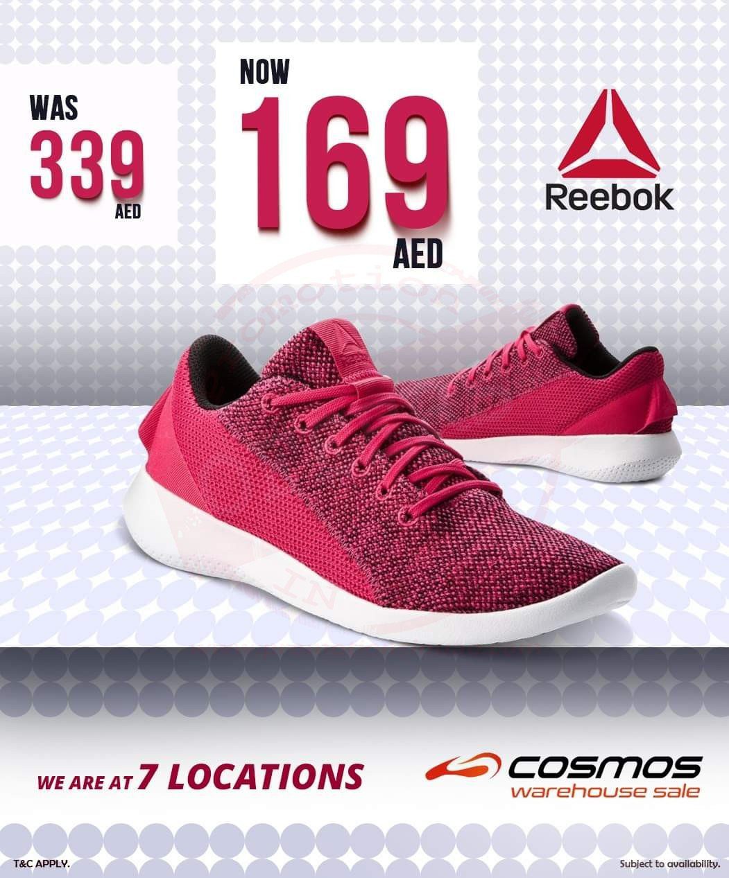FB IMG 1575816656534 Reebok footwear?<br>AED 339 is now at AED 169 at Cosmos Sports