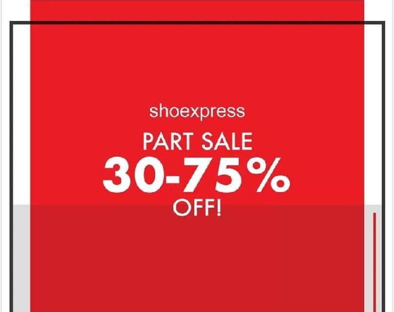 Up to 75% OFF is back! in Shoexpress