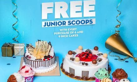 2 or 4 free scoops with every purchase of cakes at Baskin Robbins