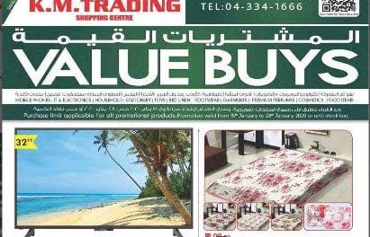 K.M Trading Value Buys Dubai