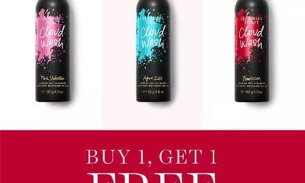 Take two! Body washes are buy 1, get 1 FREE! At Victoria’s Secret