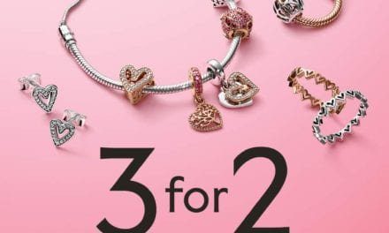 Enjoy the 3 for 2 offer at PANDORA until Feb 14th in UAE