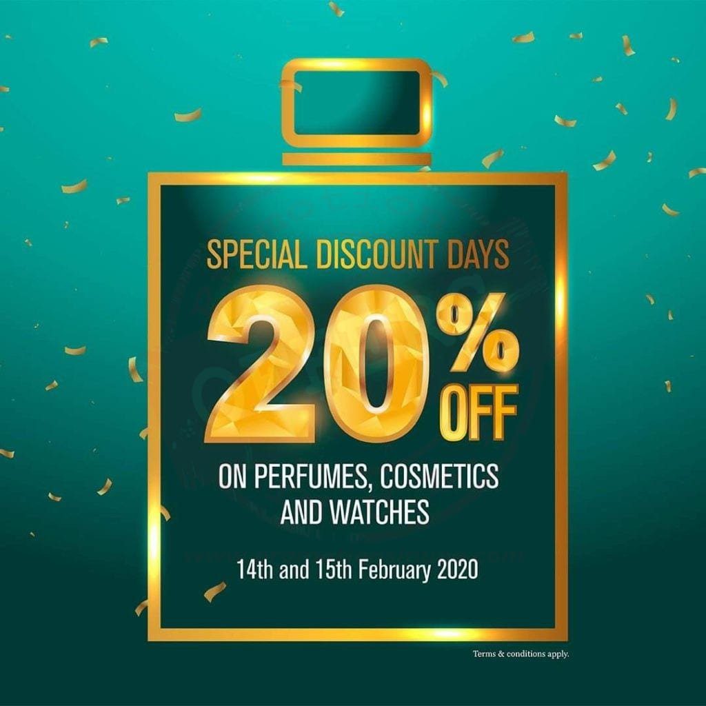 FB IMG 1581661816464 ? Enjoy 20% discount on perfumes, cosmetics and watches at Dubai Duty Free. ?