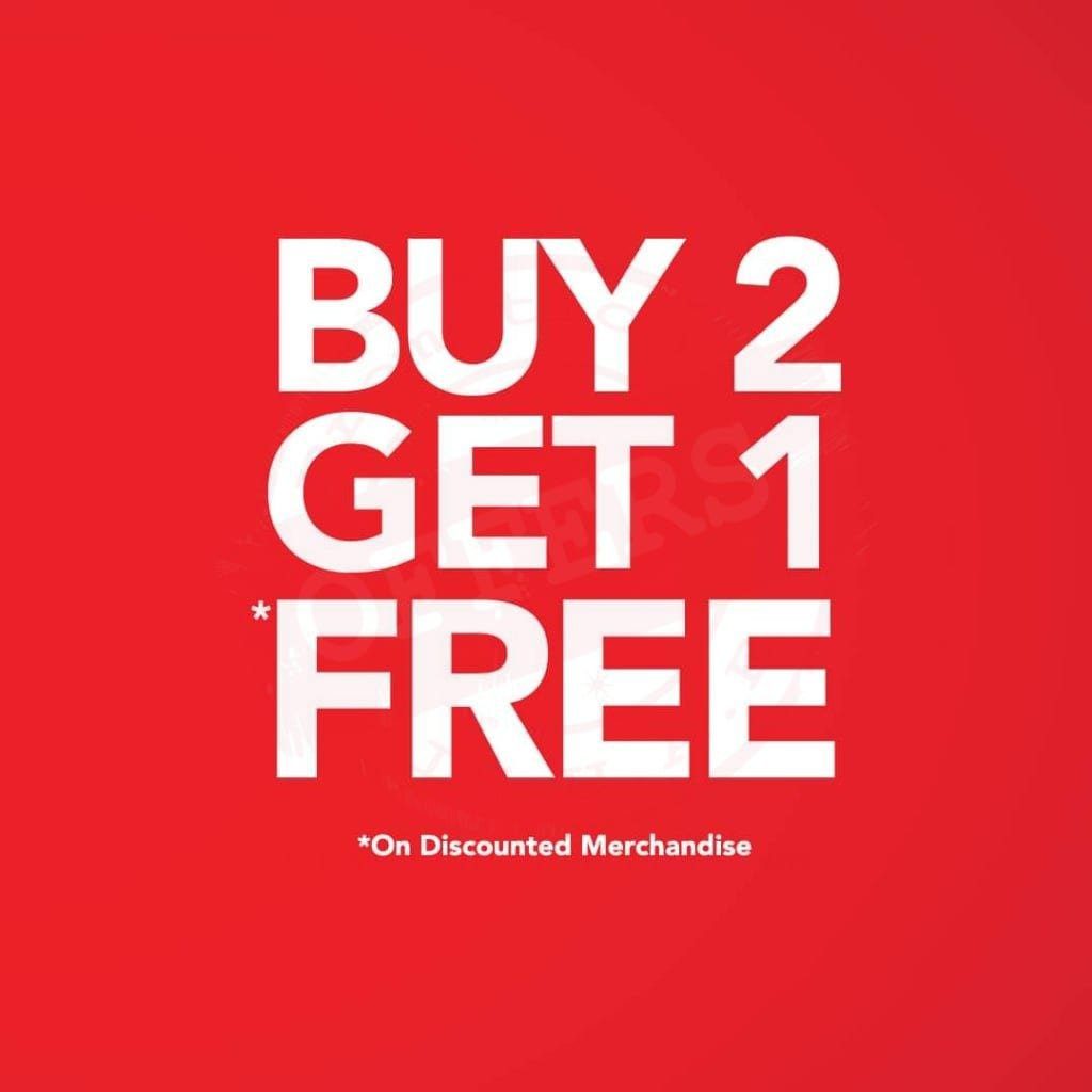 Start the season shopping with Max BUY 2 GET 1 FREE on discounted merchandise!