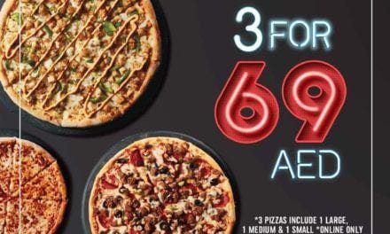 SUNDAYFUNDAY, Get 3 Pizzas for only AED69. At Domino’s