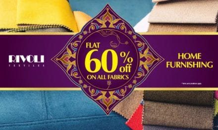 Flat 60% off on home furnishing textiles. RivoliTextiles