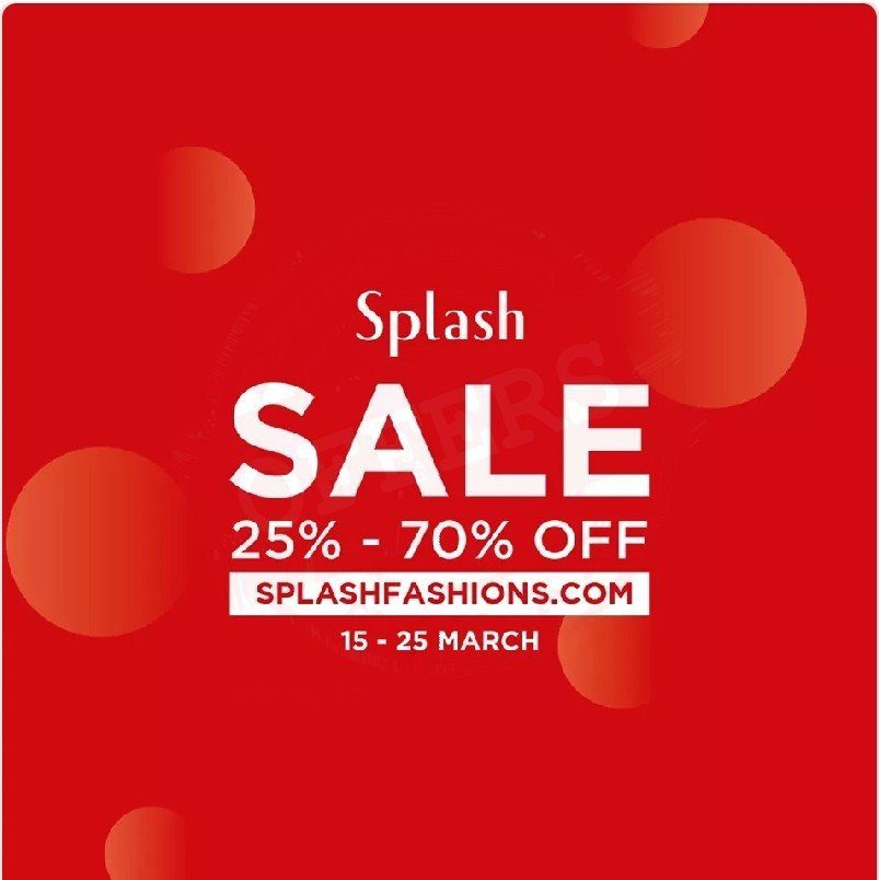 Splash Fashion Sale Up to 75%