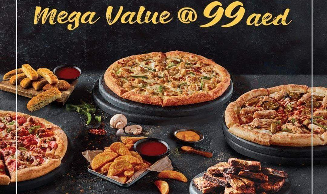 Domino’s Mega Value now for just 99 AED!