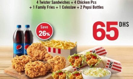 Super Twister Deal for only AED 65! Exclusively at KFC