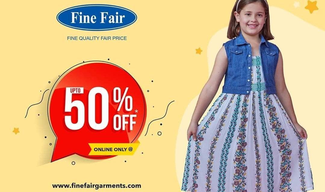 Upto 50% Off | Stay Safe and get delivery to your door.<br> Fine Fair Garments