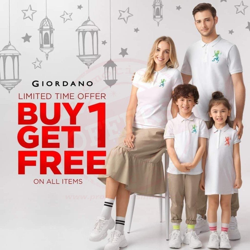 fb img 15896160249258116476178509721334 Buy 1 Get 1 FREE on all items at Giordano
