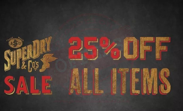 Eid Special Offer! 25% off on Superdry