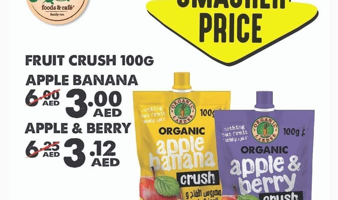 Smasher price at Organic Foods and Cafe