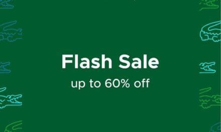 Save up to 60% off?<br>Limited Time Offer. Lacoste!