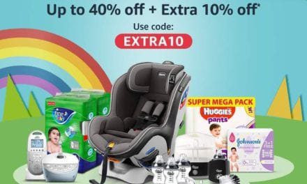 Baby week is back – Up to 40% + extra 10% off*. Shop @amazon.ae