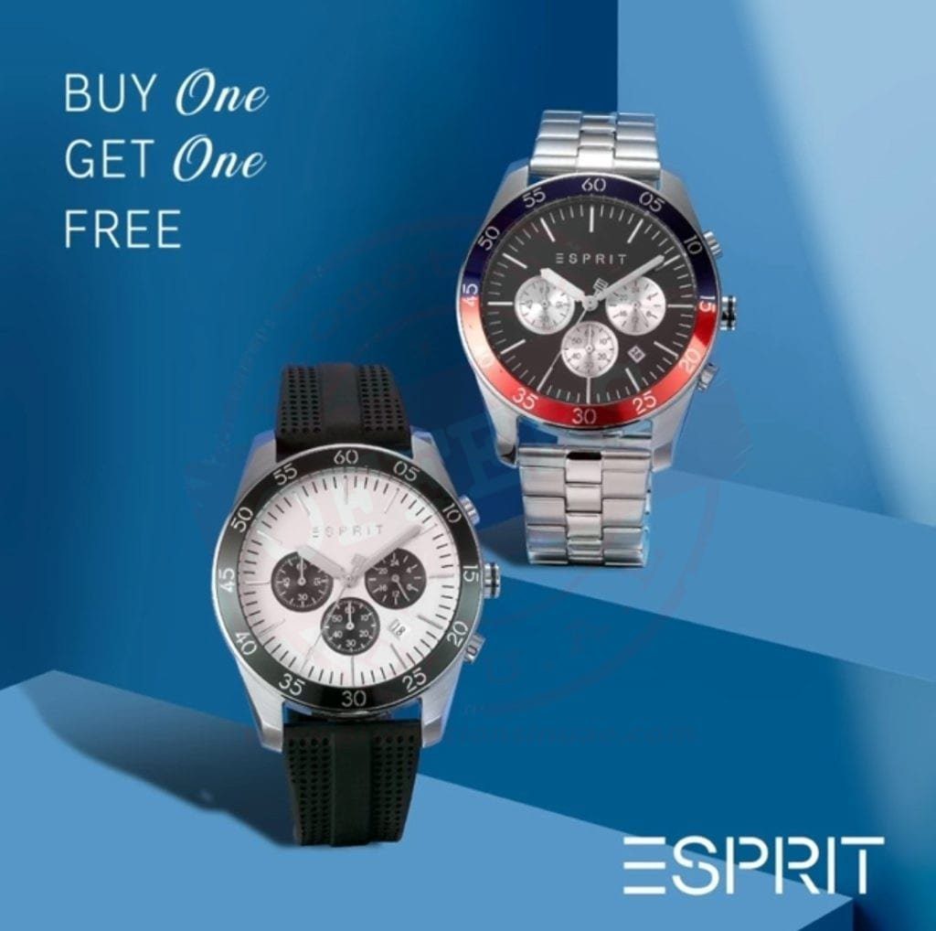 screenshot 20200606 114448 facebook5207942353453460529 Esprit's Buy One Get One offer at The Watch House.