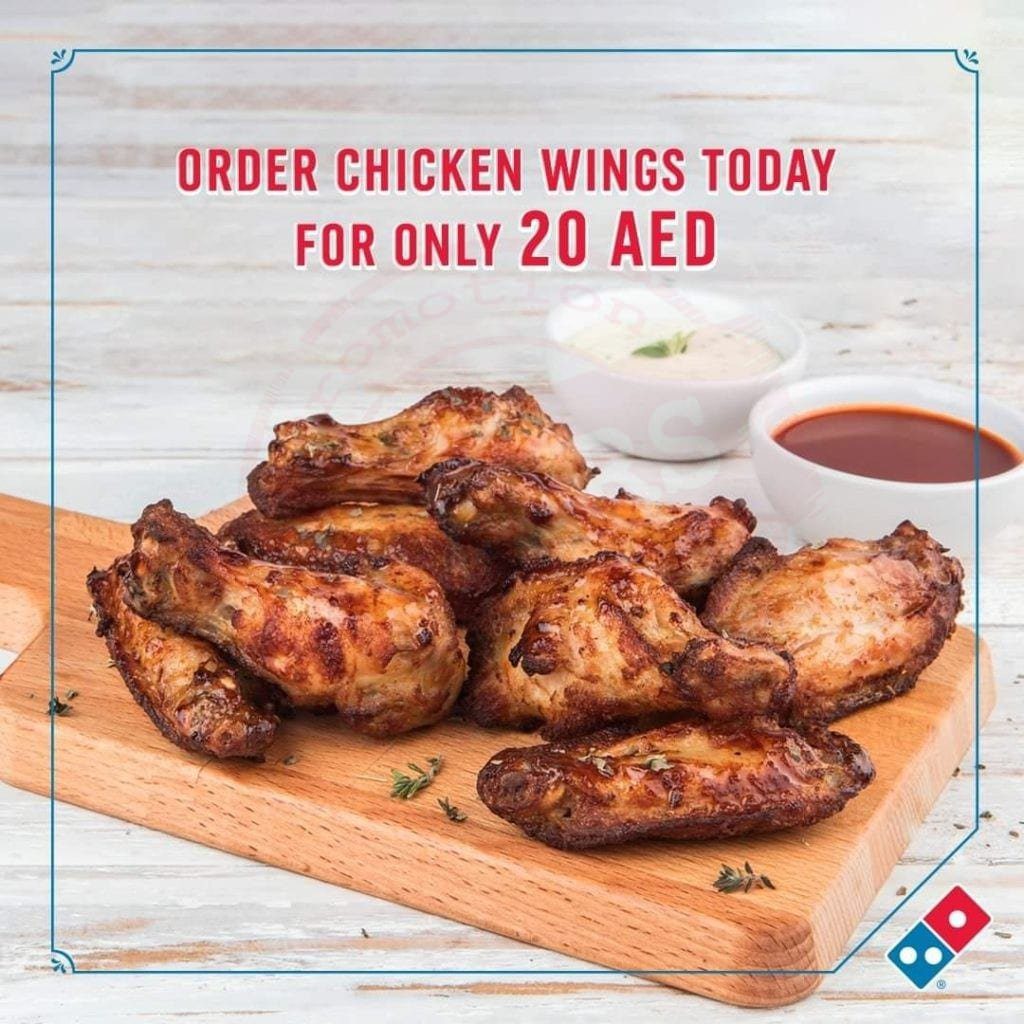 Chicken Wings at AED 20/-