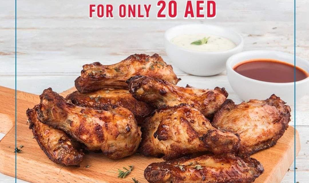 Oh, wings! Chicken Wings only for AED 20 at Domino’s