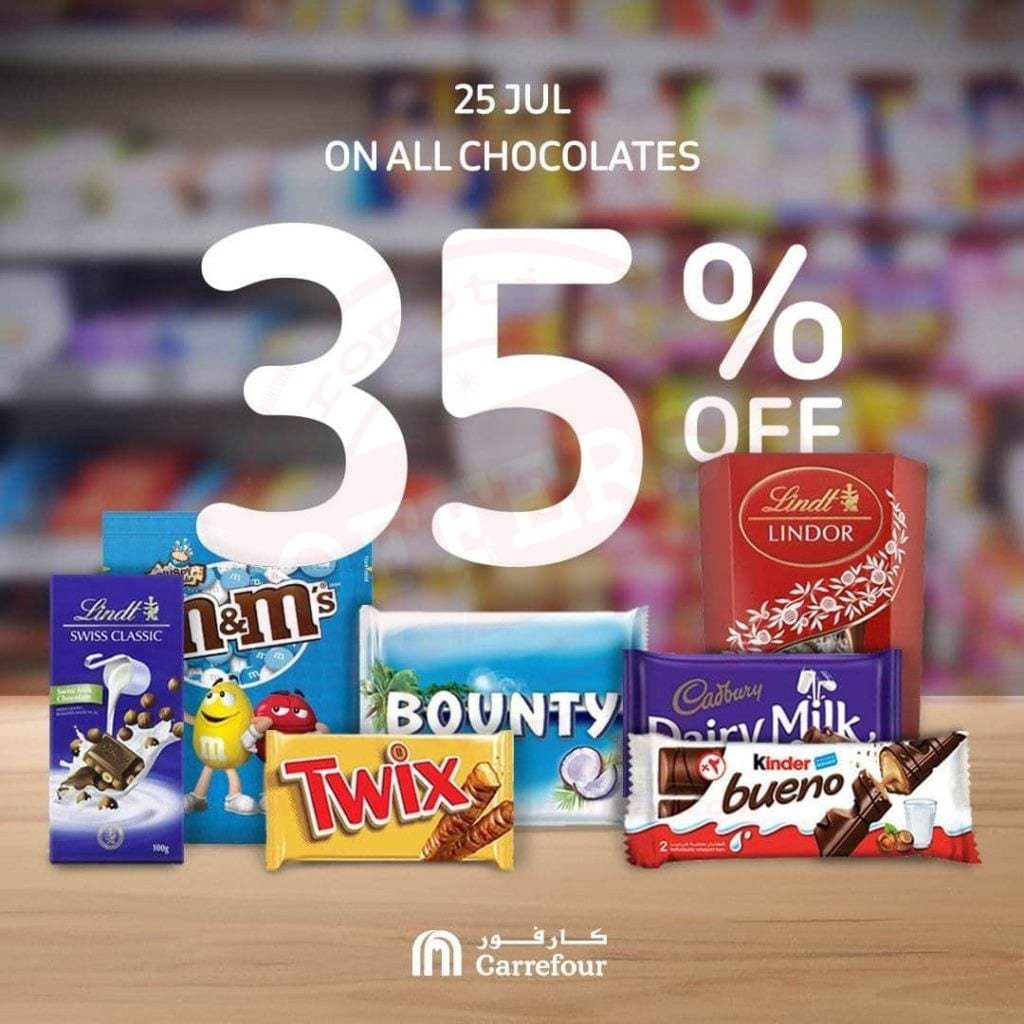 fb img 15956657227438073098226021175832 Enjoy 35% off on all chocolates* at Carrefour